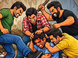 स्कुटीला कट मारल्याच्या कारणावरून तरुणाला मारहाण