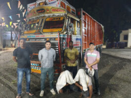गेवराईत अवैध वाळू वाहतुकीवर एलसीबीचा छापा; 35.90 लाखांचा मुद्देमाल जप्त