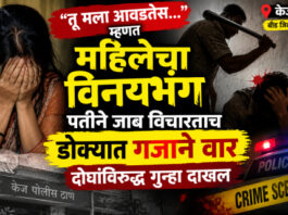 महिलेचा विनयभंग केला तिच्या पतीने जाब विचारताच डोक्यात गजाने वार केला